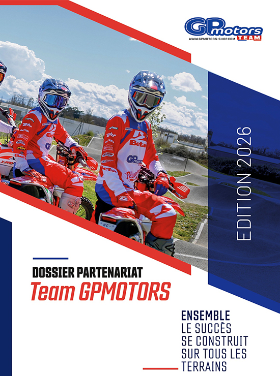 Réalisation : Dossier de Sponsoring  & Press-Book pour GP Motors (Enduro Mondial)