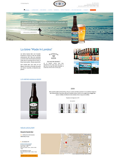 Site web brasserie artisanale 