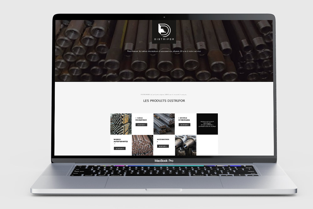 Création site web vitrine Distrifor