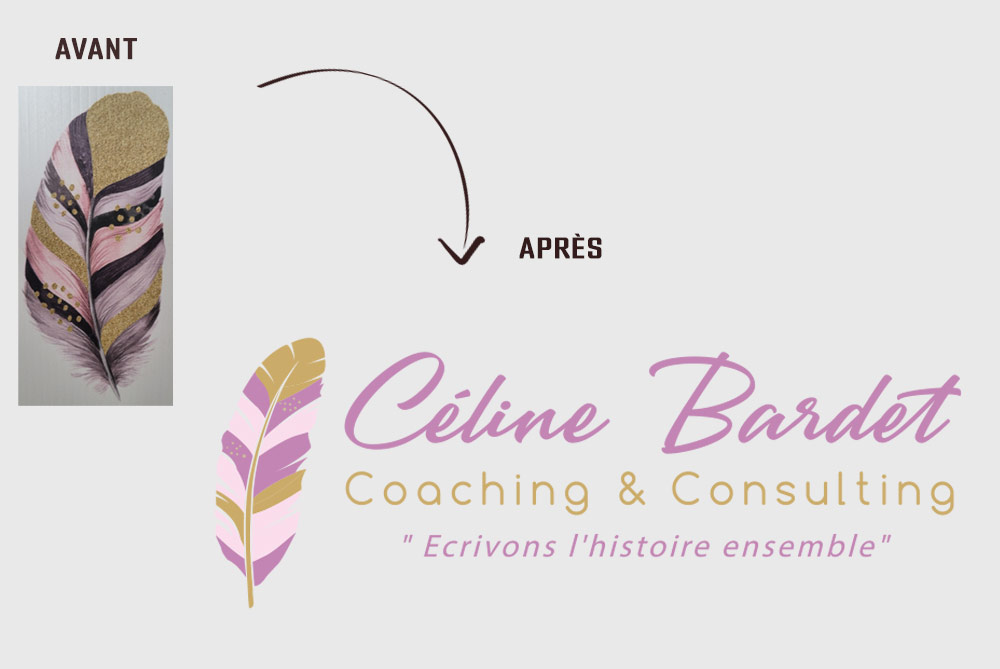 Création de logo & identité visuelle - Céline Bardet Coaching & Consulting