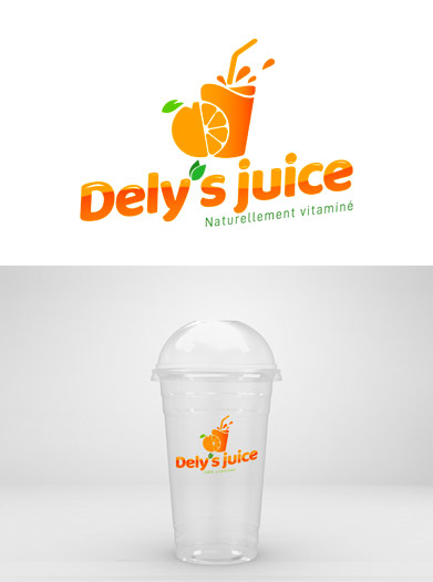 Création  logo Dely's Juice