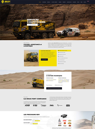 Site web Boucou Compétition