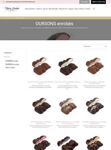 Création boutique artisan confiseur Toulousain