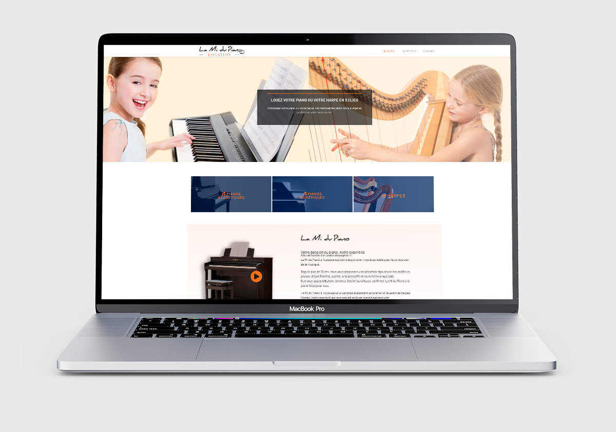 Digitalisation service de location pour La Mi du Piano (Portet)